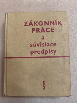 Kniha- zákonník práce a súvisiace predpisy, 