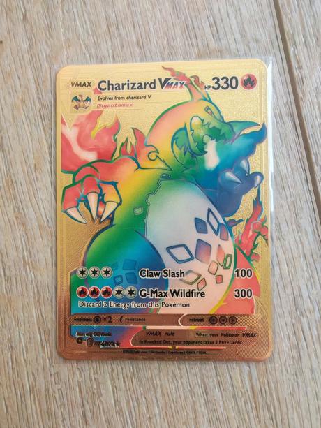 Kovové pokémon karty, 