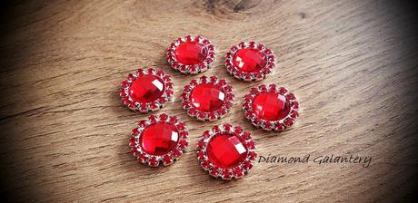 Ozdoba štrasová 18 mm,