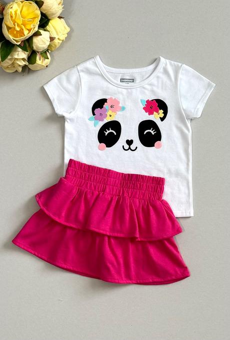 Garanimals dievčenská sukňa a tričko 12 mesiacov, 74