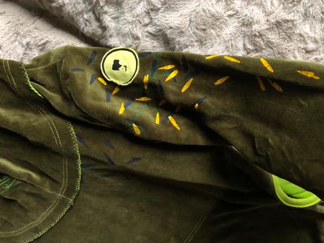 Mikina z kojeneckého plyšu v.m, m