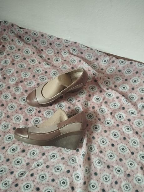 Pohodlné kožené lodičky, 39