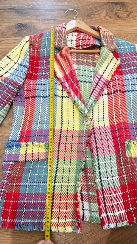 Unikátne vintage sako, taliansko, nenosené, m, m