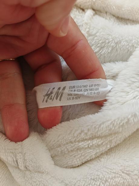 Huňatá mikina 134/140, h&m,140