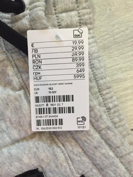 Chlapčenske teplaky 11-12 rokov, h&m,152