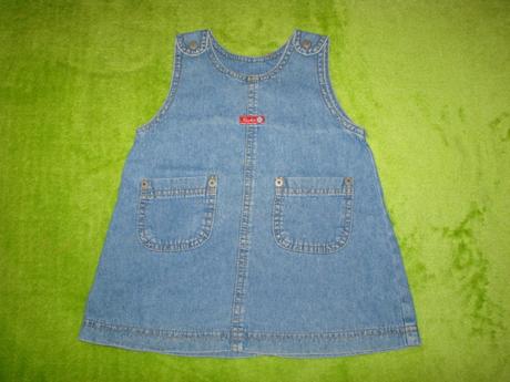 Známe riflové šaty, h&m,74