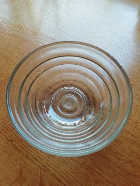 Sklenené kompotové misky,