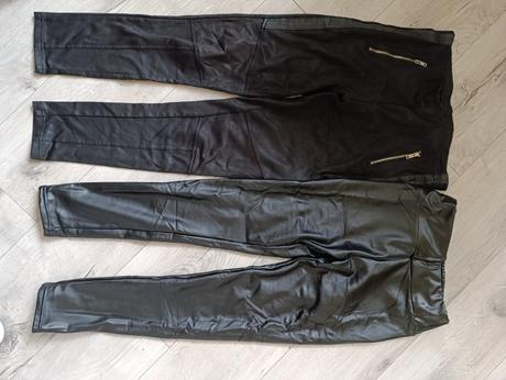 Kožené zateplené legíny, m