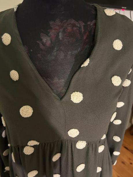 Šaty bodkované zara, zara,xs