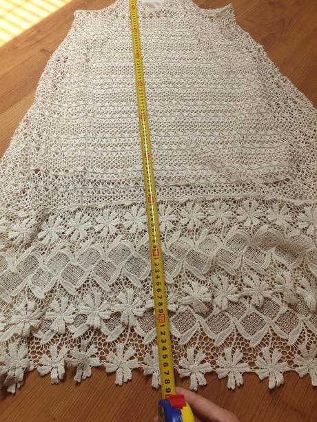 Hackovane saty, h&m,36