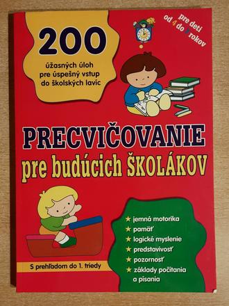 Predám knihu precvičovanie pre budúcich školákov,