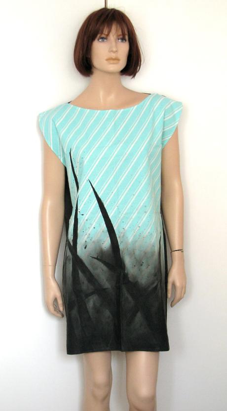 Ručne maľované šaty,