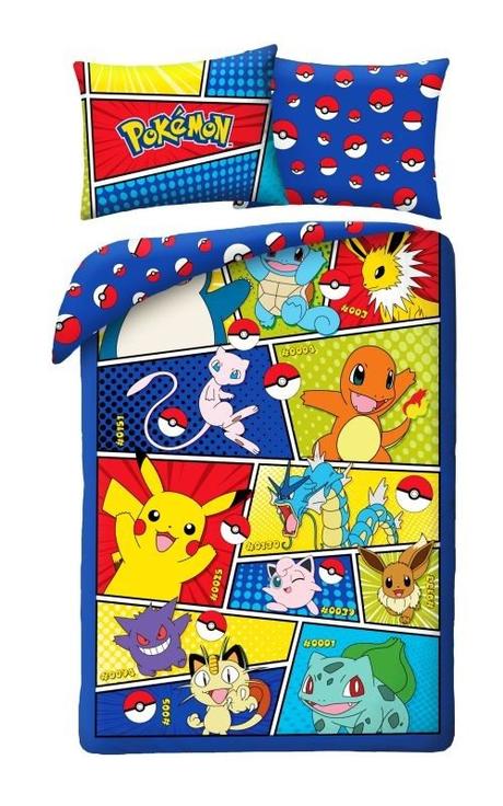 Obliečky pokémon komiks 140/200, 70/90, šírka (cm): 140,dĺžka (cm): 200