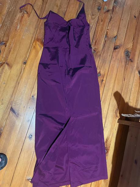 Bordovo vinove šaty slavnostne, h&m,42