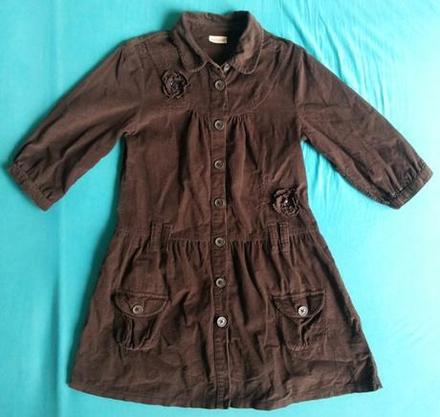 Hnedé kordové šaty cherokee, cherokee,140