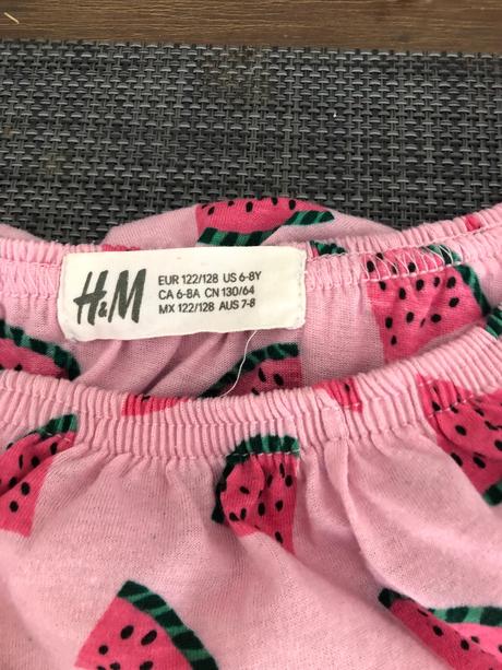 Letné tričko s volanom, h&m,128