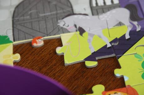 Puzzle janod koniky 100 v kufriku, 