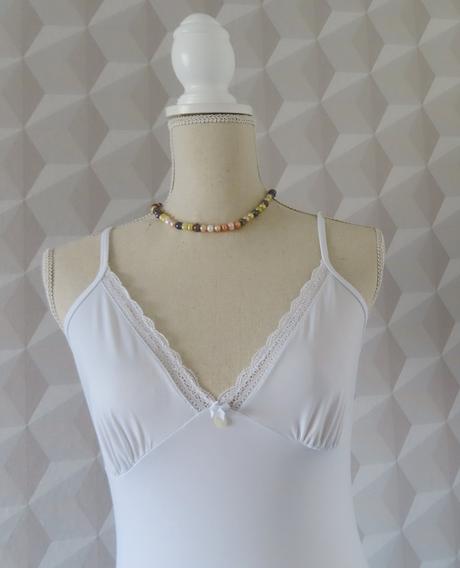 Biele elastické body tchibo, veľ. m, tchibo,m