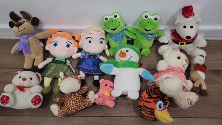 Plyšové hračky, babiky,mickey, zvieratká, 