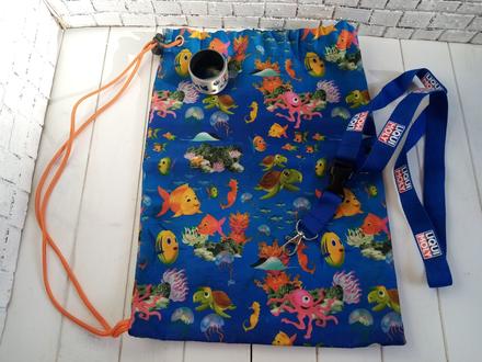 Batoh do školy morský svet, opasok na kľúče...,