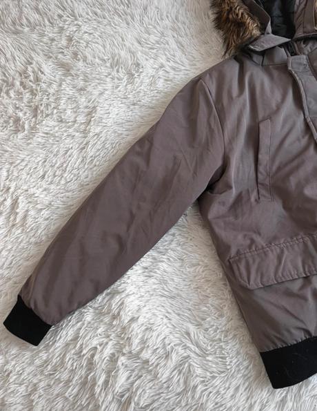 Zimná pánska bunda v tmavosivej farbe, xl
