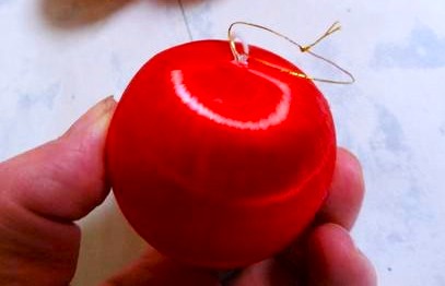 Saténové gule/jablčka - 24 ks, 