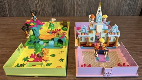Lego disney knihy 43200 a 43175, 