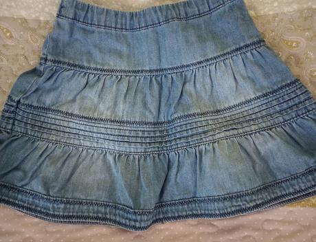 Dievčenská rifľová sukňa, 110