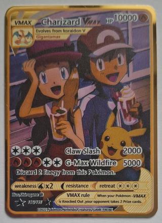 Pokémon karta kovová, 