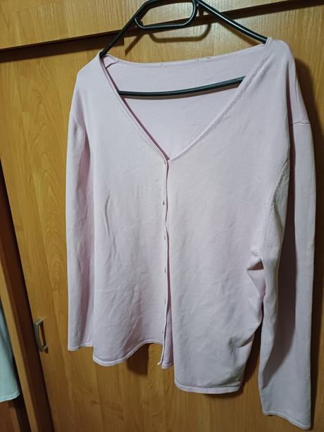 Dámsky ružový svetrík xxl, xxl