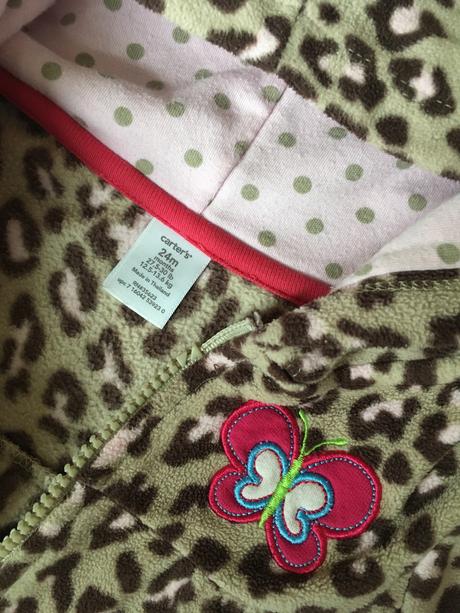 Flísový kabátik, carter's,98