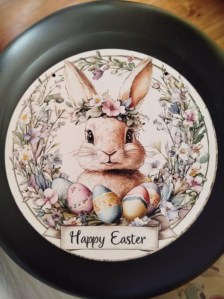 Drevená dekorácia na veľkú noc, 