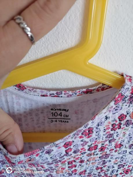 Kvetinové tričko dlhý rukáv, sinsay,98