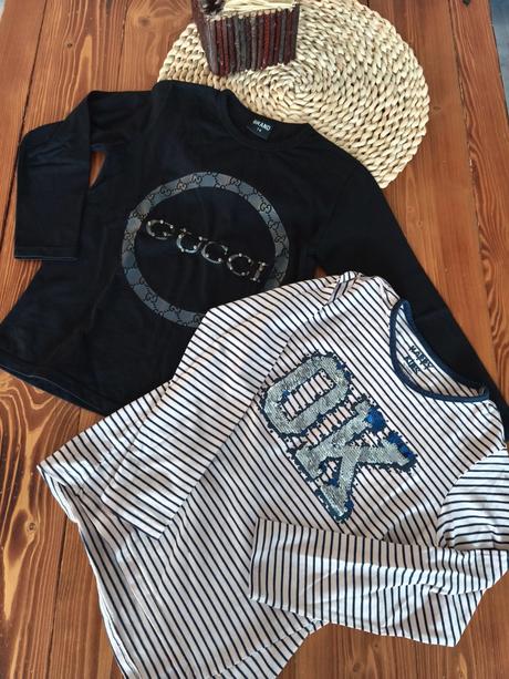 Tričká 2 ks 122-128, tchibo,122