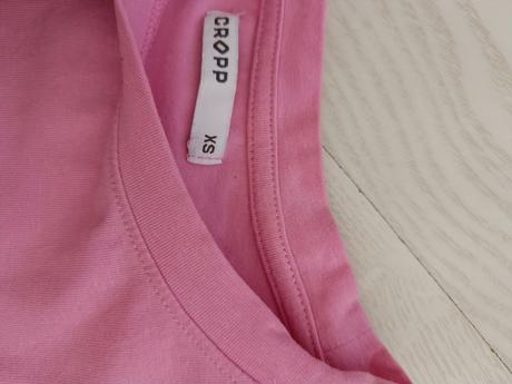 Ružové tričko s motýľom, xs