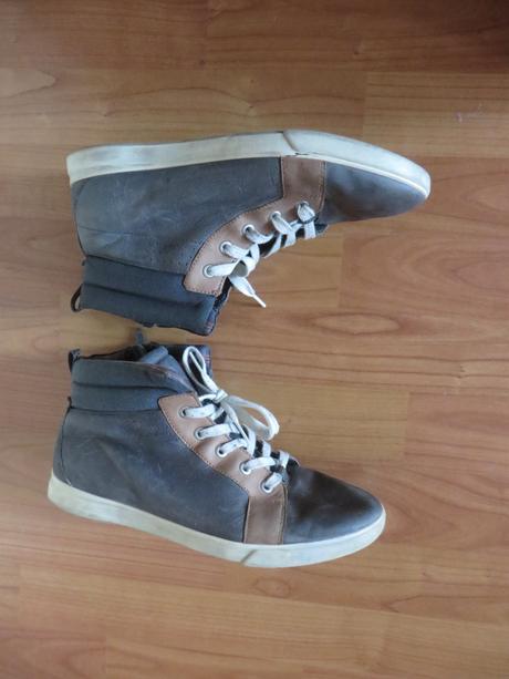 Chlapč. kotníkové kožené topánky - veľ. 40 - ecco, ecco,40