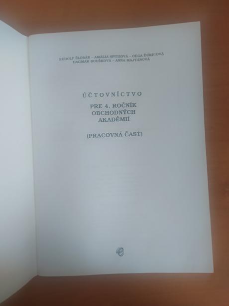 Účtovníctvo pre 4.ročník, 