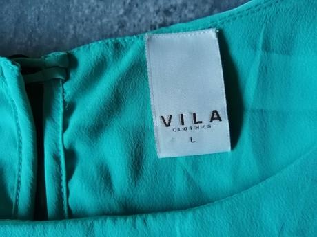 Tyrkysové šaty vila, vl, l