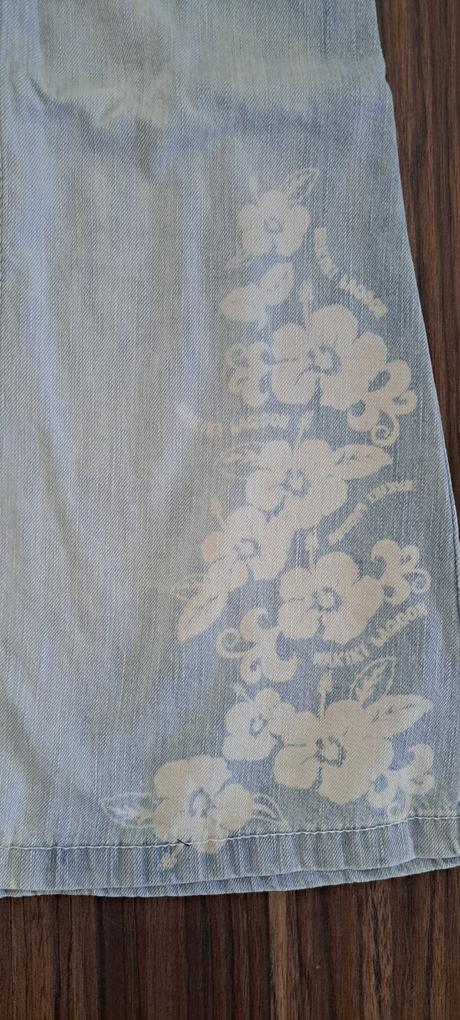 Rifľové šaty, h&m,116