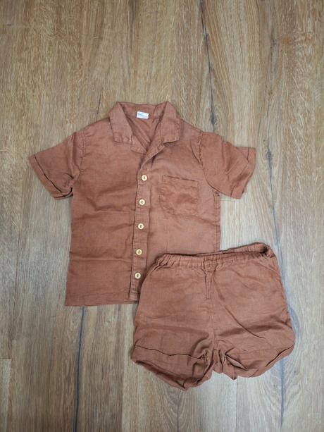 Ľanová súprava h&m 98, h&m,98