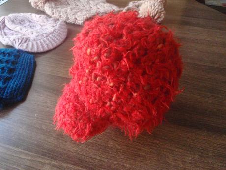 5x štrikovaná čiapka, 122–134