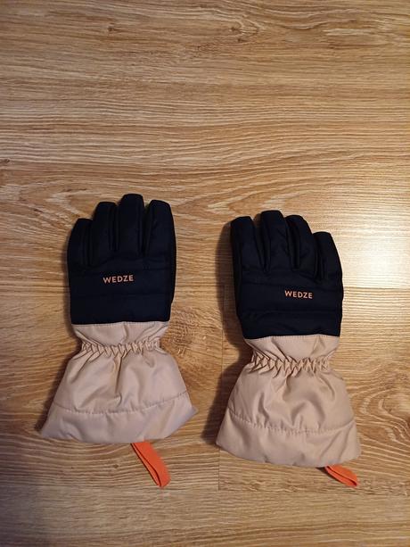Detské hrejivé a nepremokavé lyžiarske rukavice, wedze,146