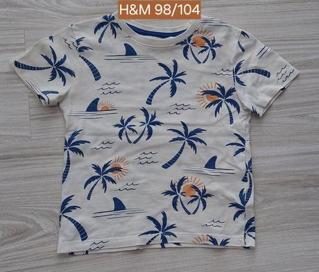 Letné tričká 98/104, h&m,104