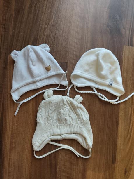 Čiapočky na viazanie 0-2 mesiace, h&m,56