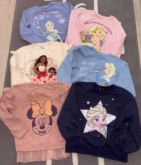 Mikiny sinsay disney v.128/134 top stav 6ks, sinsay,128