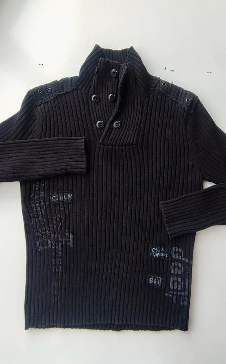 Vrúbkový pulóver, river island,s