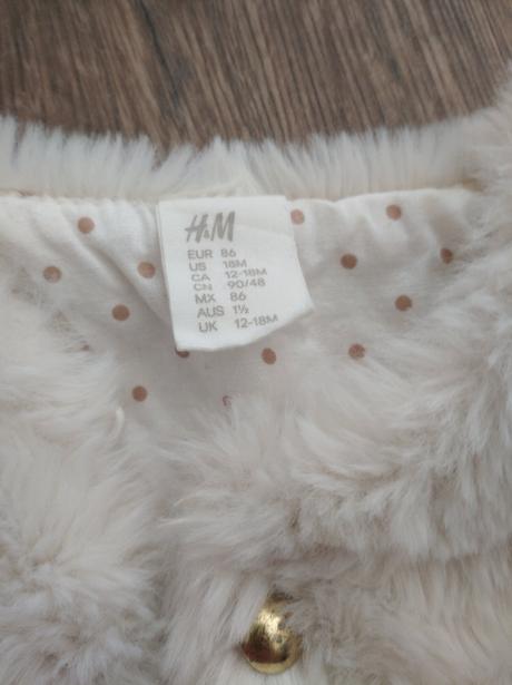 Vesta kožuch, h&m,86
