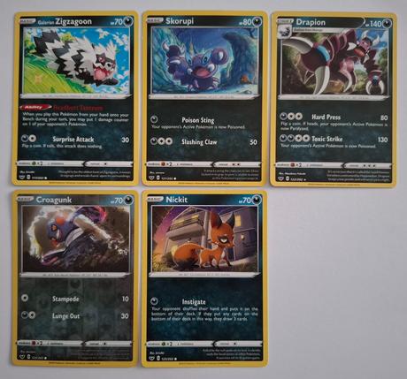 Pokémon karty "sword & shield" (3),