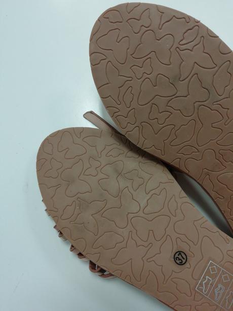 Medeno ružové metalické sandále ovs, 37