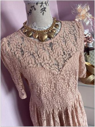 Krajkované mini šaty about you - veľkosť 40, l